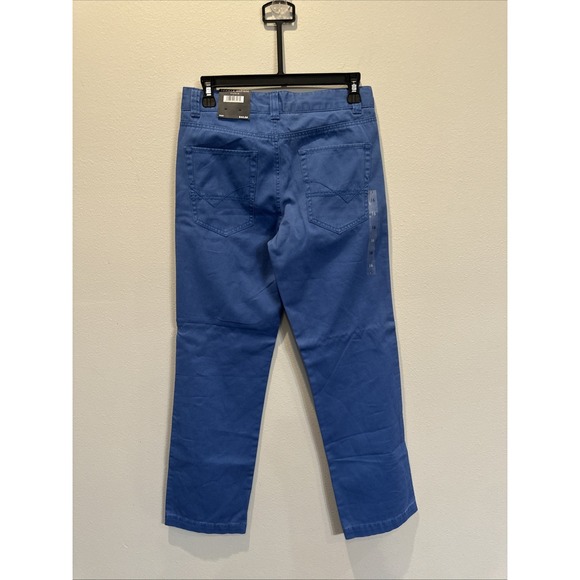 New Tommy Hilfiger Boy's Slim Size 16 Blue 100% Cotton Pants/Jeans Retail $44 - Picture 3 of 11